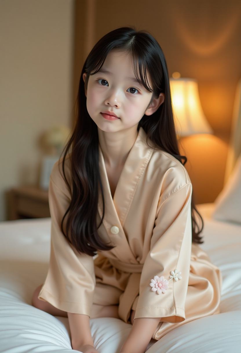 夜幕中的大型互动尖叫喷泉